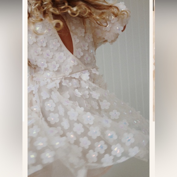 Konges Slojd Sally Dress in Pearled Ivory - Picture 2 of 6